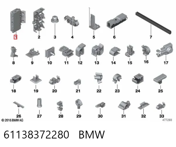  61138372280 BMW