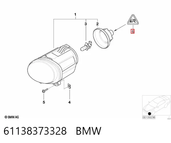  61138373328 BMW