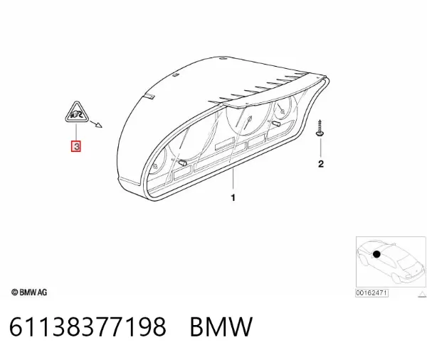 Пробка піддона двигуна 61138377198 BMW