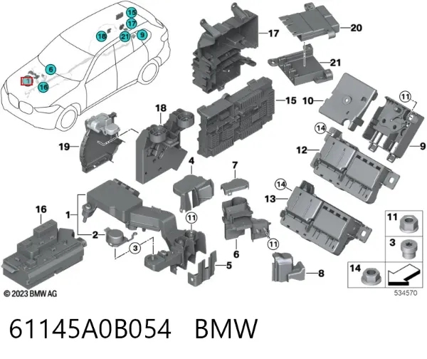  61145A0B054 BMW