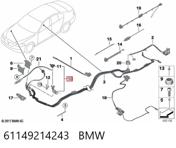  61149214243 BMW
