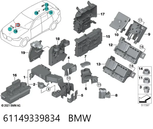  61149339834 BMW