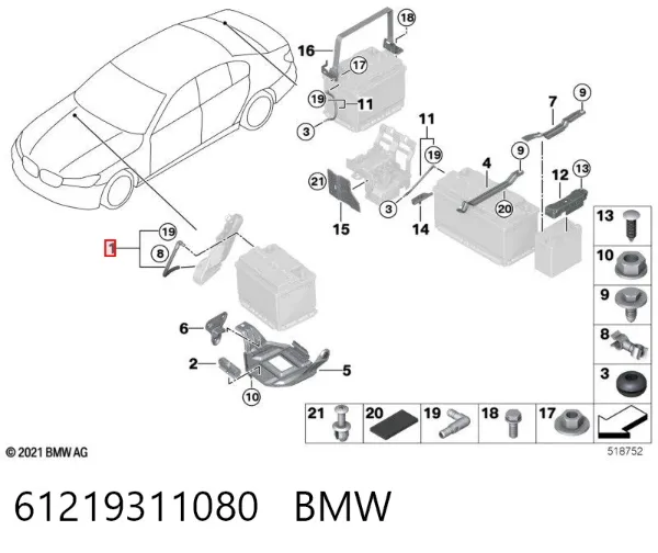  61219311080 BMW