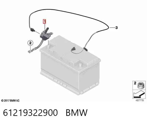 Реле контролю заряду АКБ 61219322900 BMW