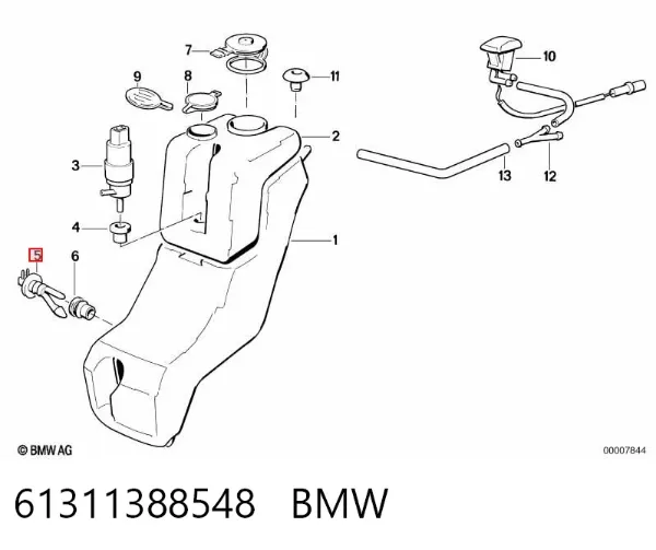 Датчик рівня бачка склоомивача 61311388548 BMW