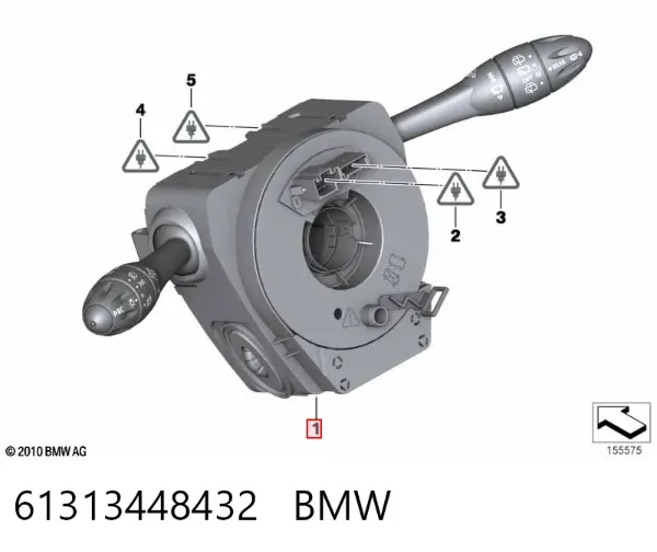 Підрульовий перемикач 61313448432 BMW