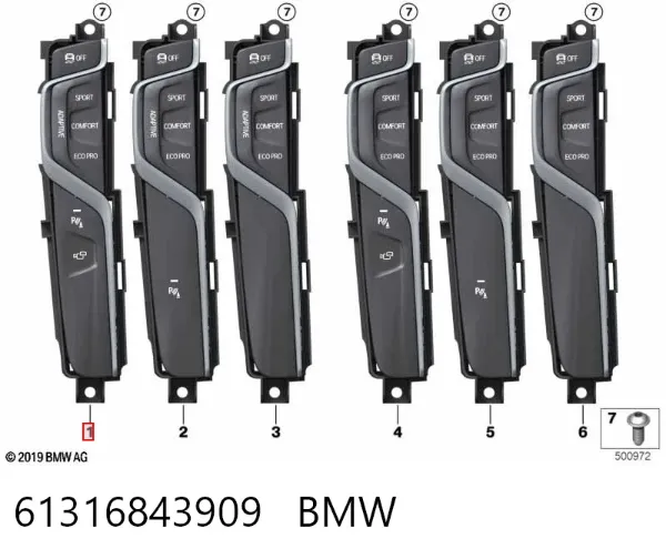  61316843909 BMW