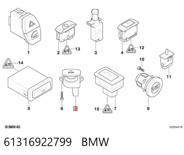  61316922799 BMW
