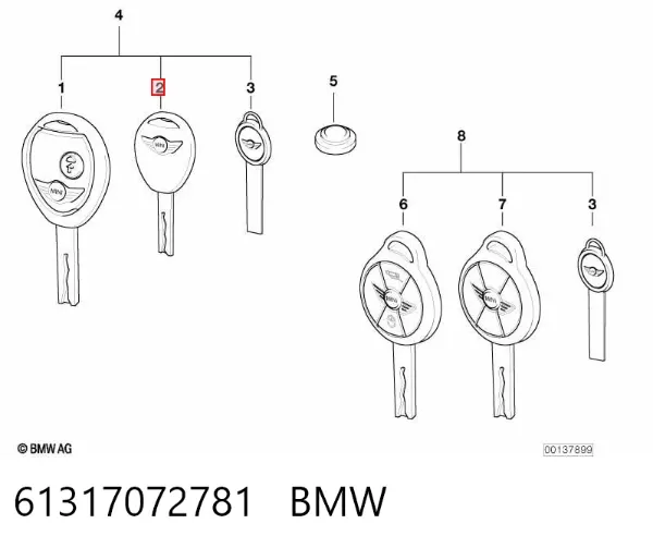  61317072781 BMW
