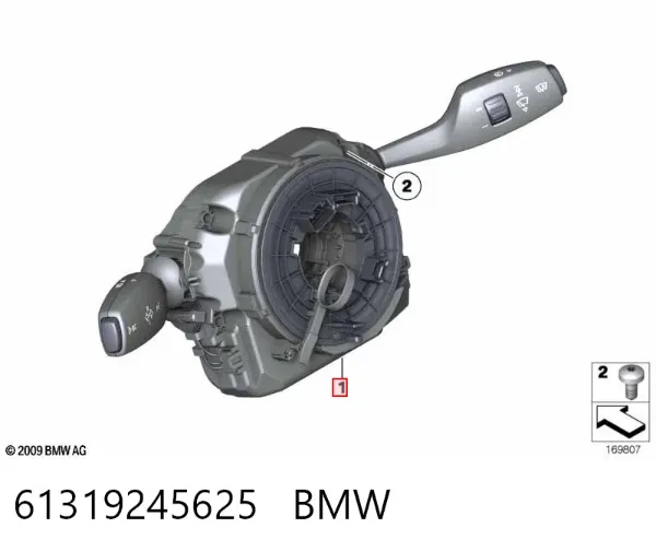 Підрульовий перемикач 61319245625 BMW