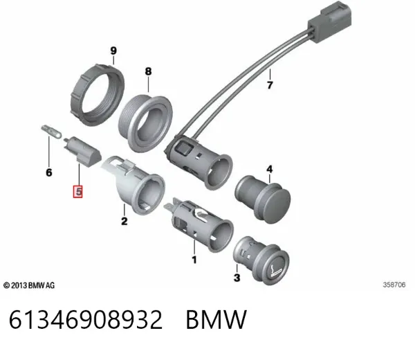  61346908932 BMW