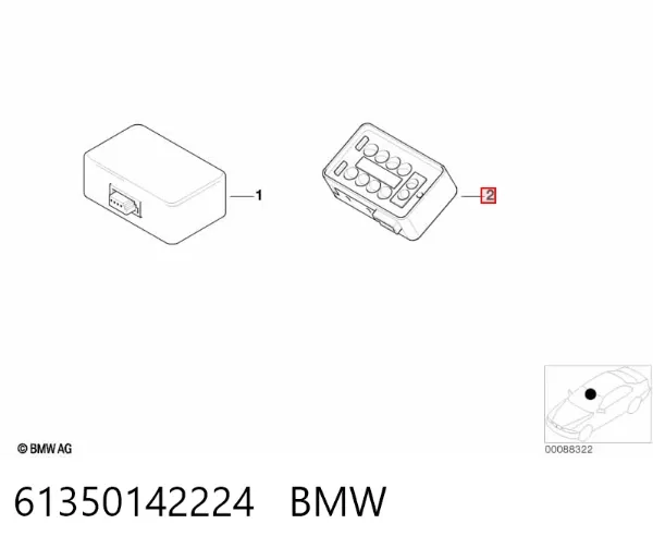 Датчик дощу BMW X5 E53
