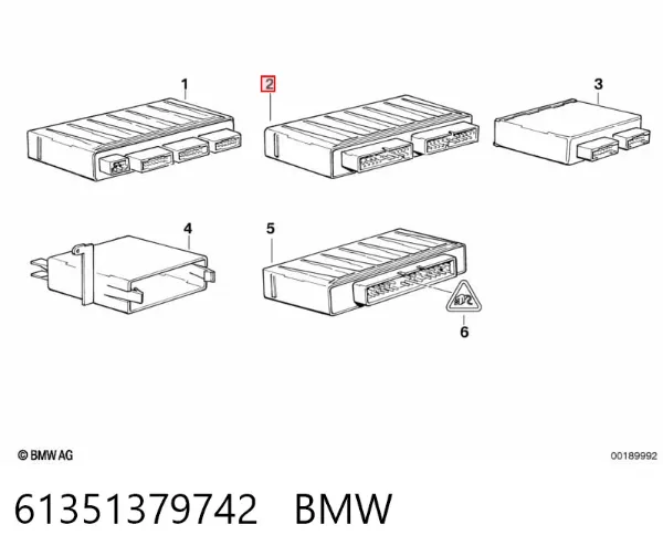 Блок керування освітленням 61351379742 BMW