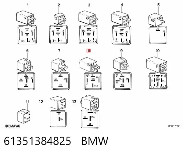  61351384825 BMW
