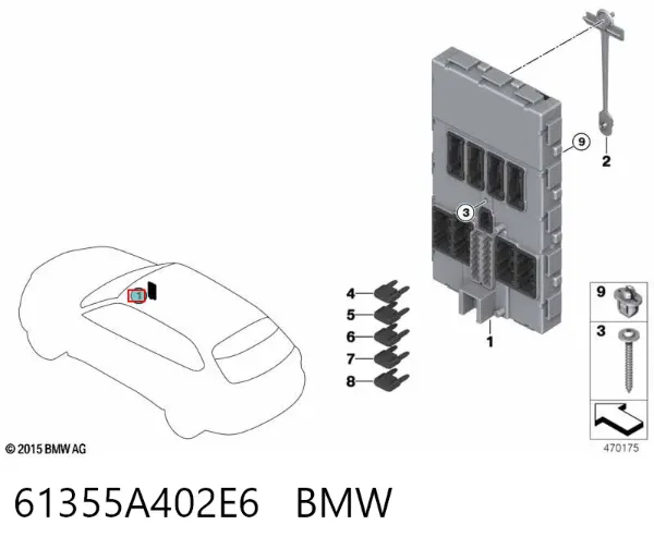  61355A402E6 BMW