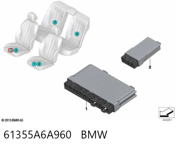  61355A6A960 BMW