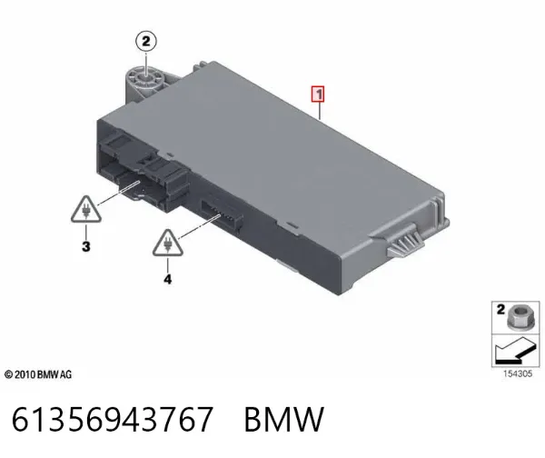 Блок комфорту 61356943767 BMW