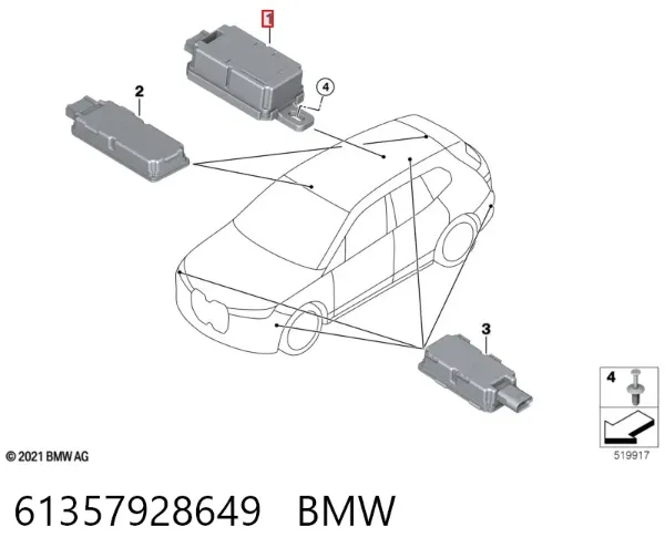  61357928649 BMW