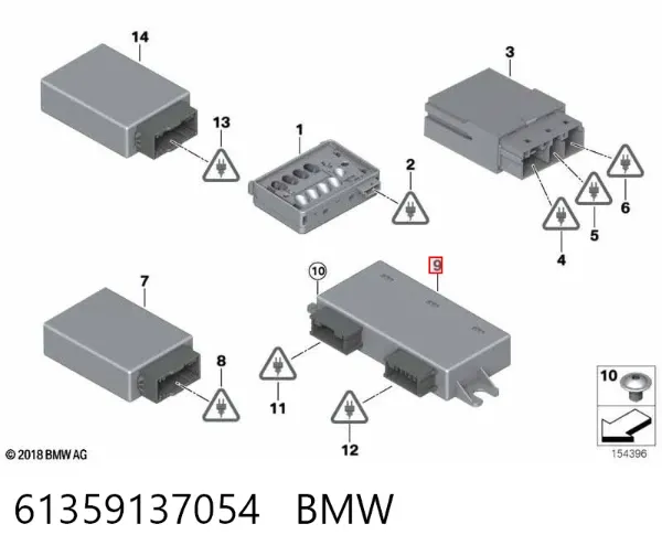  61359137054 BMW