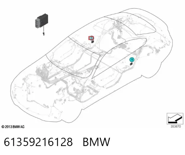  61359216128 BMW