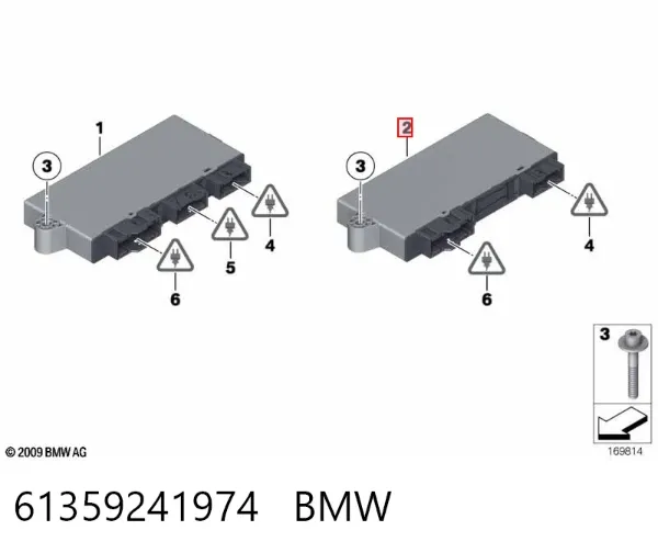 Блок комфорту 61359241974 BMW