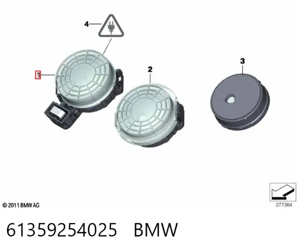 Датчик дощу 61359254025 BMW