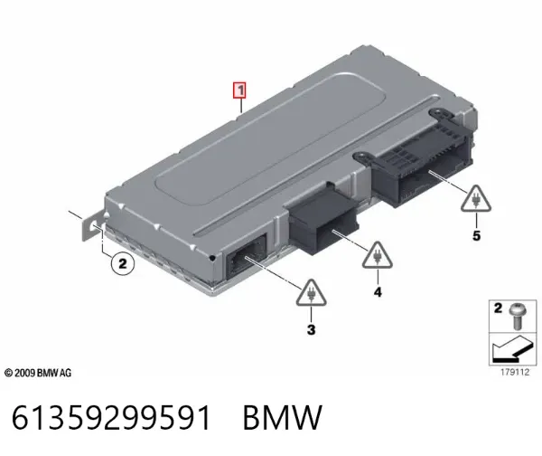 Модуль керування (ЕБУ) бортової мережі 61359299591 BMW