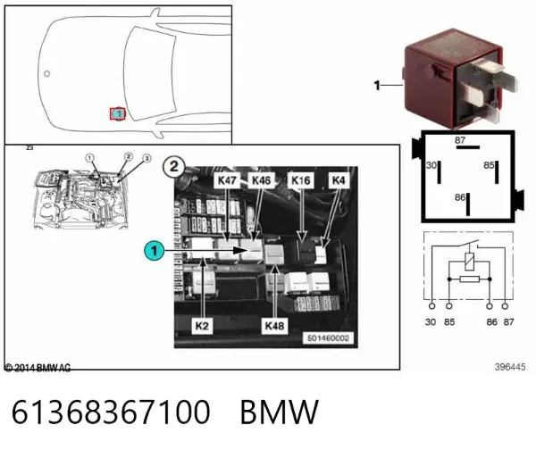  61368367100 BMW
