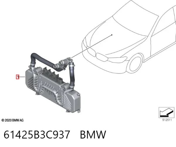  61425B3C937 BMW