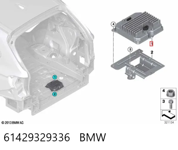 Стабілізатор напруги 61429329336 BMW