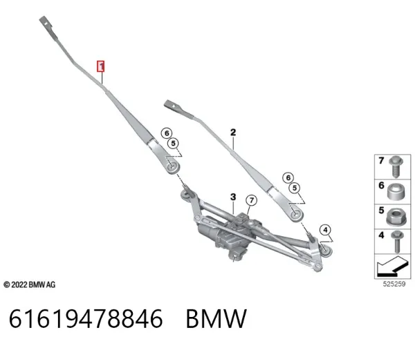  61619478846 BMW
