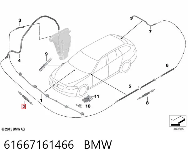  61667161466 BMW