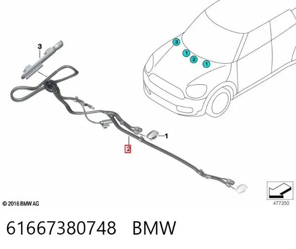  61667380748 BMW