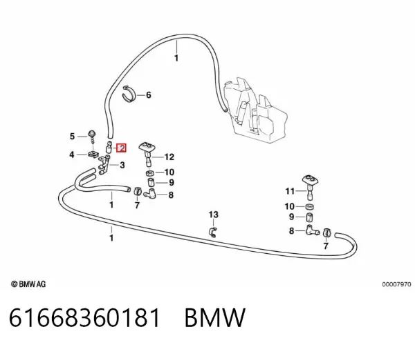  61668360181 BMW