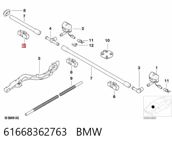  61668362763 BMW