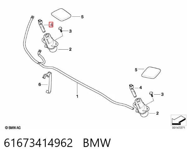  61673414962 BMW