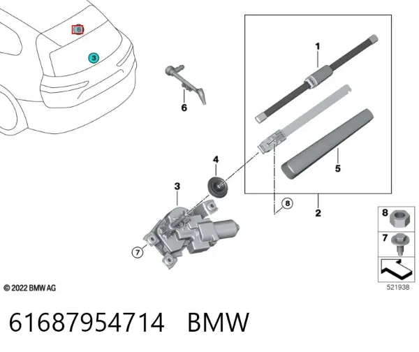  61687954714 BMW