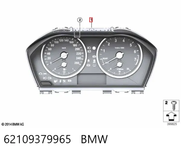 Приладова дошка-щиток приладів 62109379965 BMW