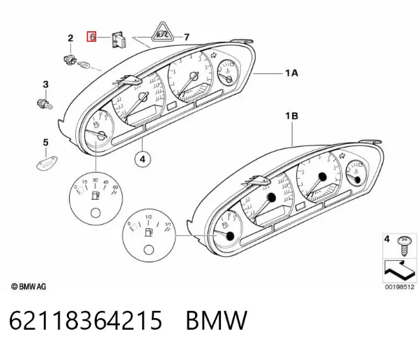 Приладова дошка-щиток приладів 62118364215 BMW