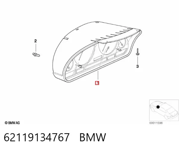 Приладова дошка-щиток приладів 62119134767 BMW