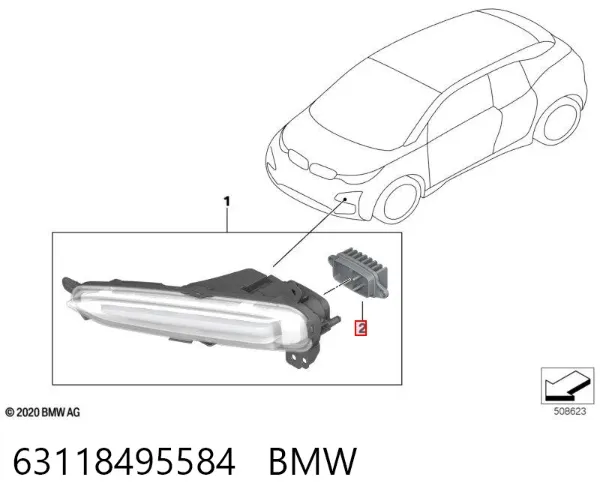  63118495584 BMW