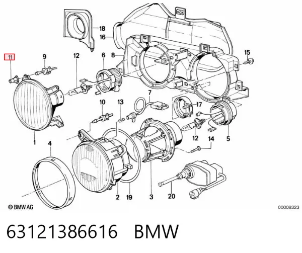  63121386616 BMW