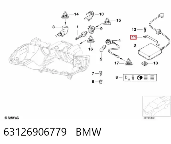  63126906779 BMW