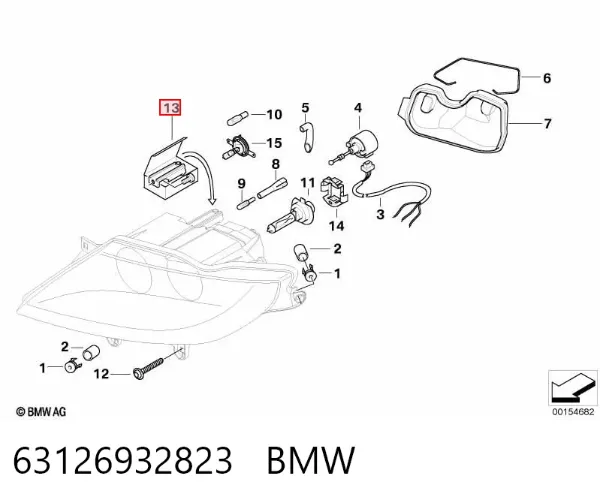  63126932823 BMW