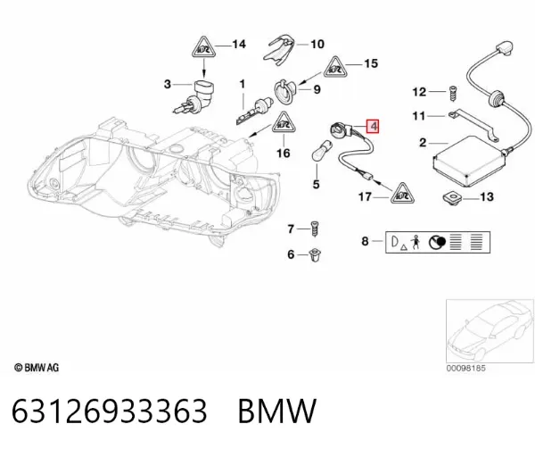  63126933363 BMW