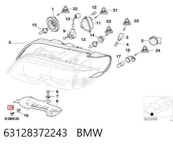  63128372243 BMW
