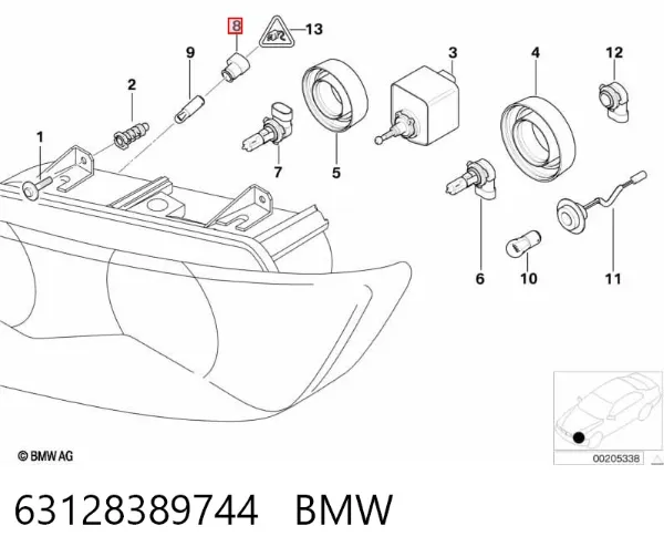  63128389744 BMW