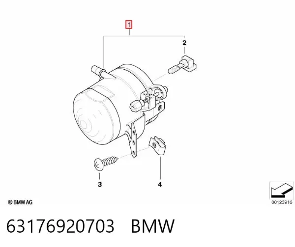 Фара протитуманна, ліва 63176920703 BMW