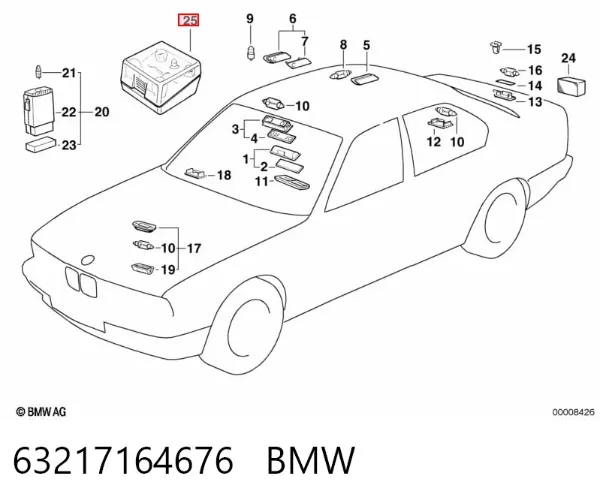  63217164676 BMW
