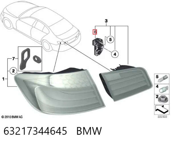  63217344645 BMW